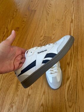 Reebok Kids White and Gray Low-Top Sneakers